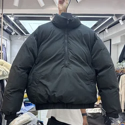 Half zipper cotton jacket