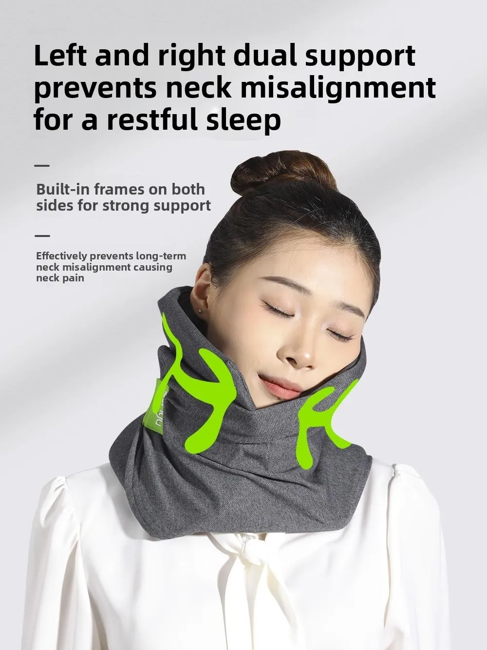 Portable Ne Support Travel Pillow U-aped Memory Foam Carriage Airplane Flight Journey Comfortable Modern Simple Design