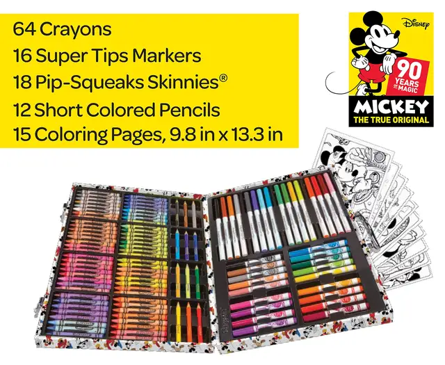 Crayola Mickey Inspiration Art Case Collection Gift Box For Kids 04-0516 -  Drawing Toys - AliExpress