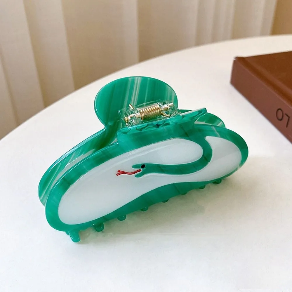 

Crystal Snake Duckbill Clip Star Mermaid Flower Women Barrettes Mushroom Zircon Hairpins Ins Hair Clip Acetate Hair Claw