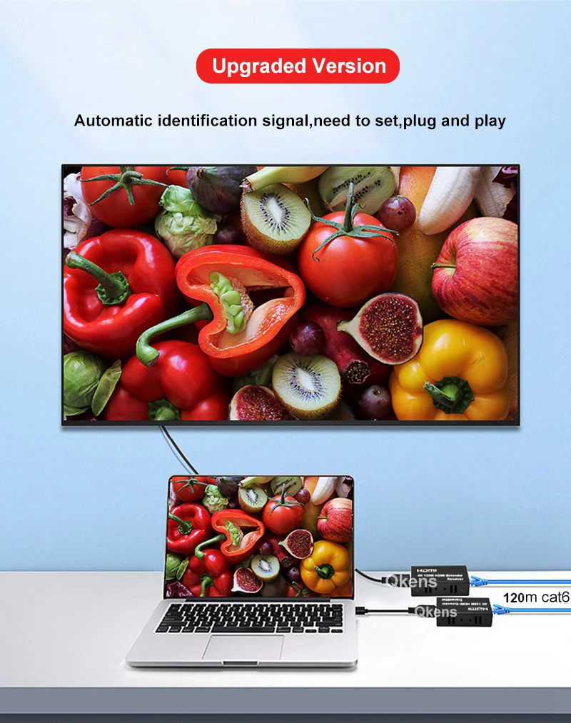 ̴ ̺  ۽ű ű, ī޶ Ʈ PC TV Ϳ, 4k 60M 100M 120m HDMI ͽٴ, Cat5e Cat6 Rj45