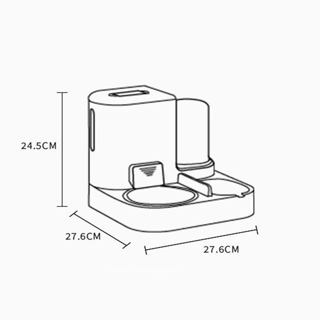 Cat for feeder Cat water dispenser Cat bowl Dog food bowl Automatic feed Cat food feeder Pet supplies 6