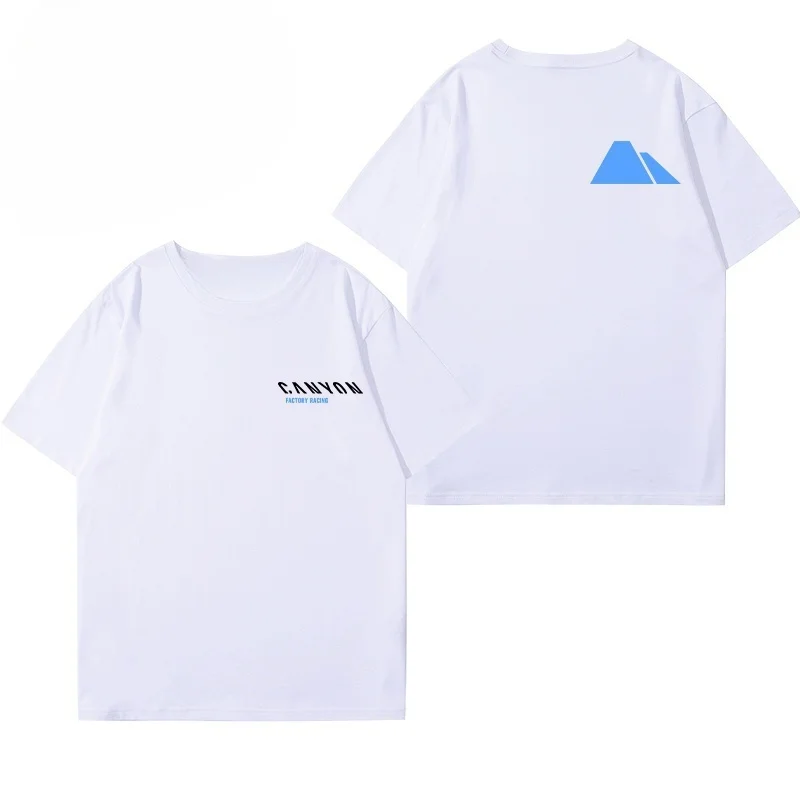 Trendy Fitness Pure Cotton Short-sleeved Summer Fashion White Comfortable Breathable Sports Short-sleeved T-shirt Unisex 4