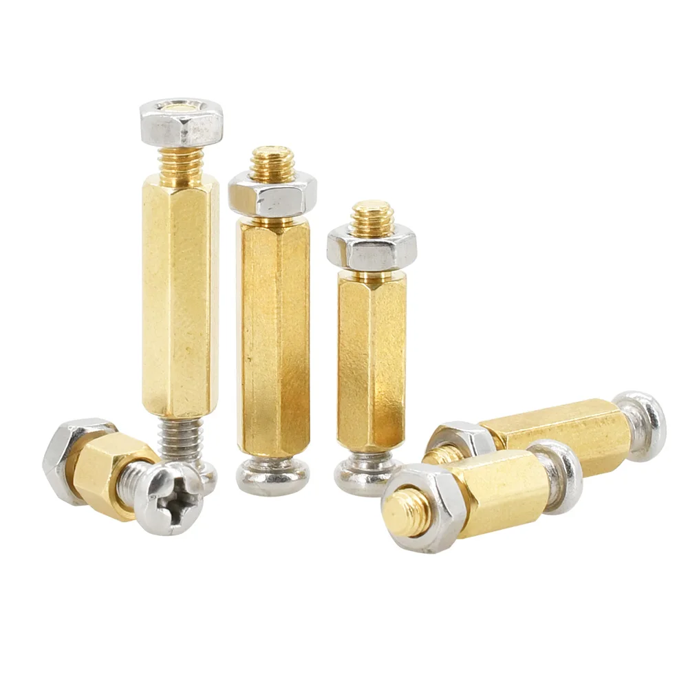 Screw Bolt Nut Kit Thread Hex Hexagon Motherboard Standoff PCB Pillars Spacers