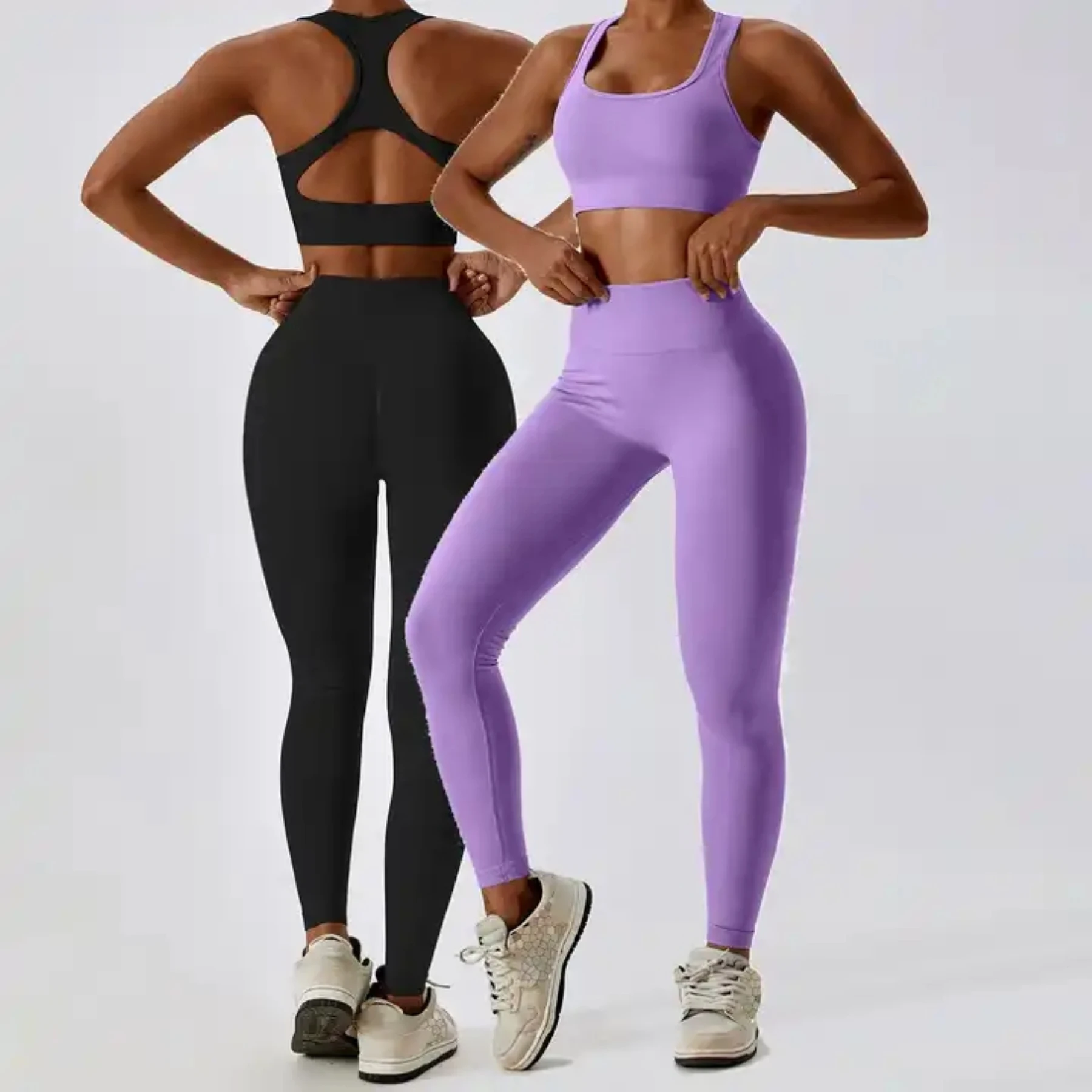 Stylish and Comfortable Purple Fitness Pants