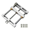 Parallel-jaw vice aluminium alloy flat tongs vice Maximum Holding Width 110mm for cnc engraving milling machine bench drill vise 1