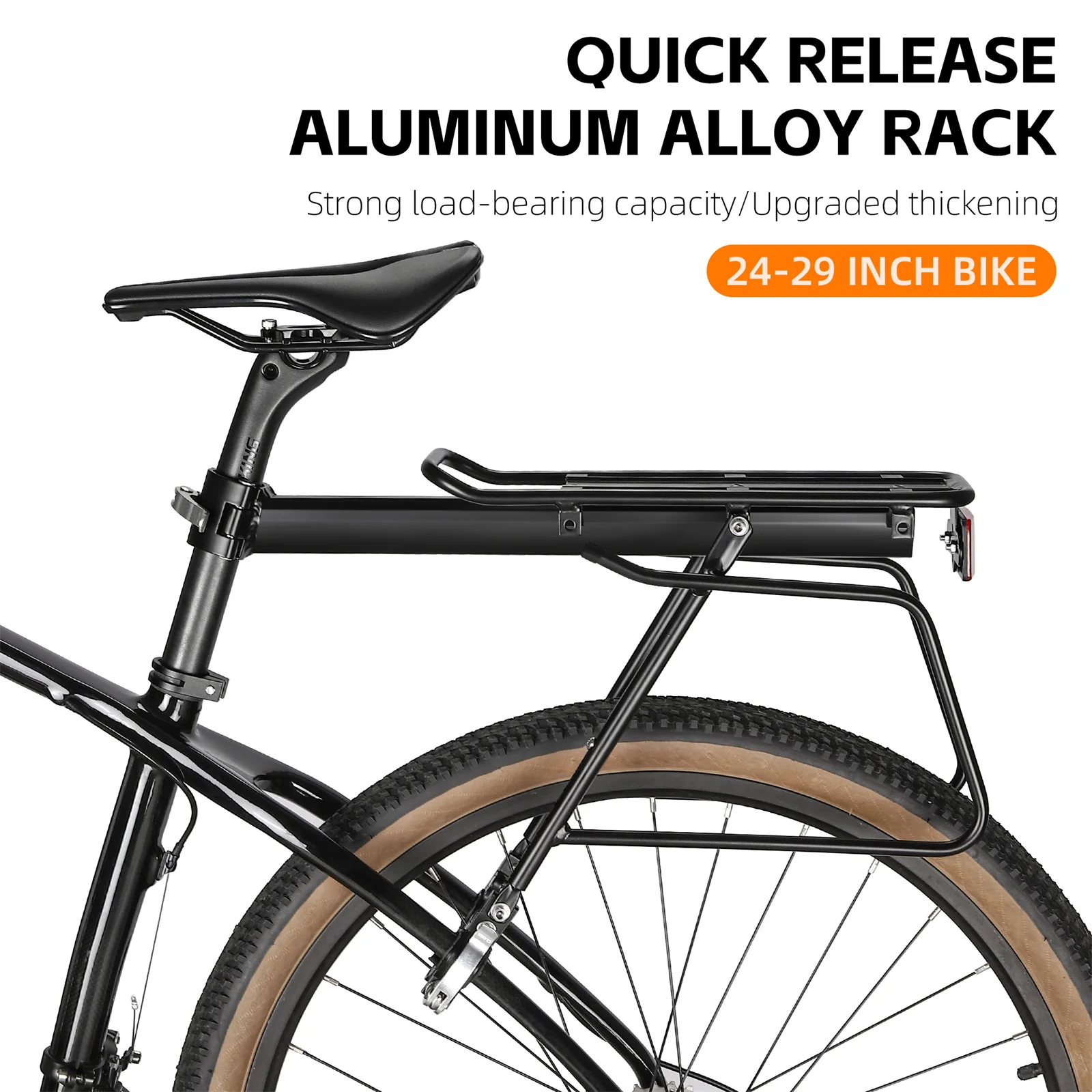 Aluminum Alloy MTB Bike Rear Rack Quick Release Bicycle Rear Rack Cycle ...