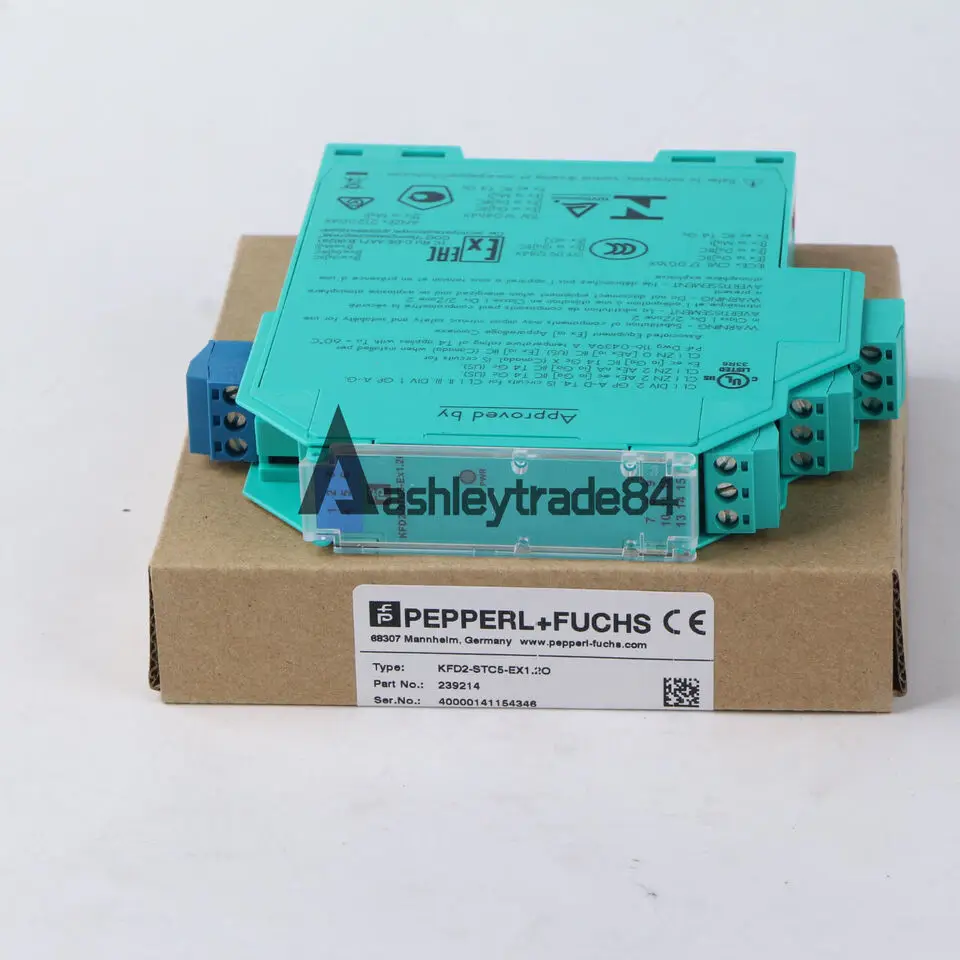 

NEW 1PCS Pepperl+Fuchs KFD2-STC5-EX1.2O Safety Barrier KFD2-STC5-Ex1.20