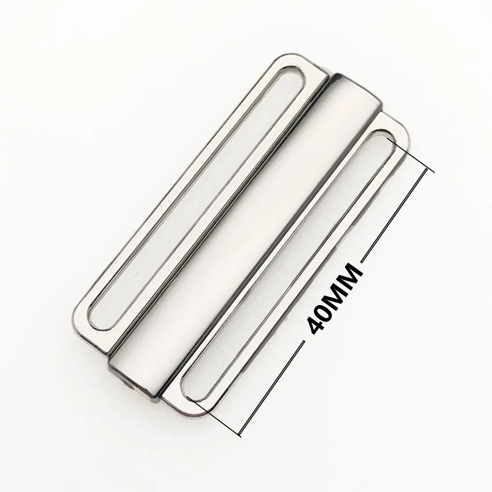 40 mm Metall-BH-Clips mit Frontverschluss, Bikini-Anschlüsse, Schnellverschluss-Haken, Badeanzug-Hardware – Detail 3