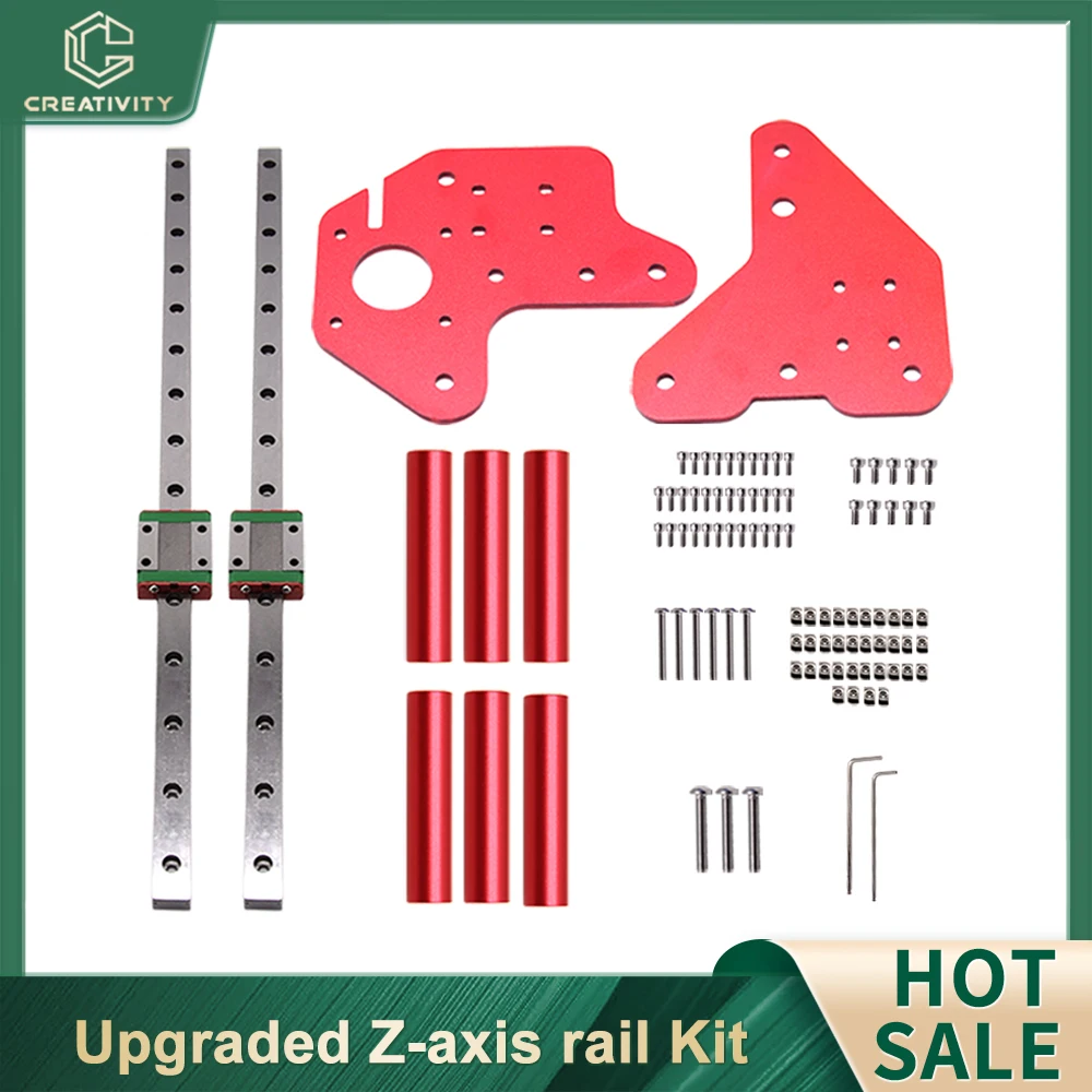 Dual-Z-axis-Linear-Rail-Guide-Kit-MGN12C-with-Fix-Plate-Mount-Bracket ...