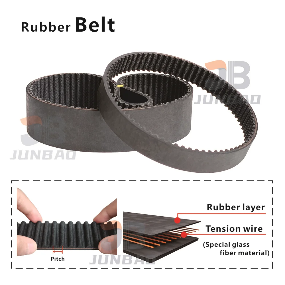 2 Kit Synchronous Wheel 20&60 Teeth 5mm Bore,Aluminum Timing Pulley With Pcs Length 200mm Width 6mm Beltbore 5mm 87943144 - View #4