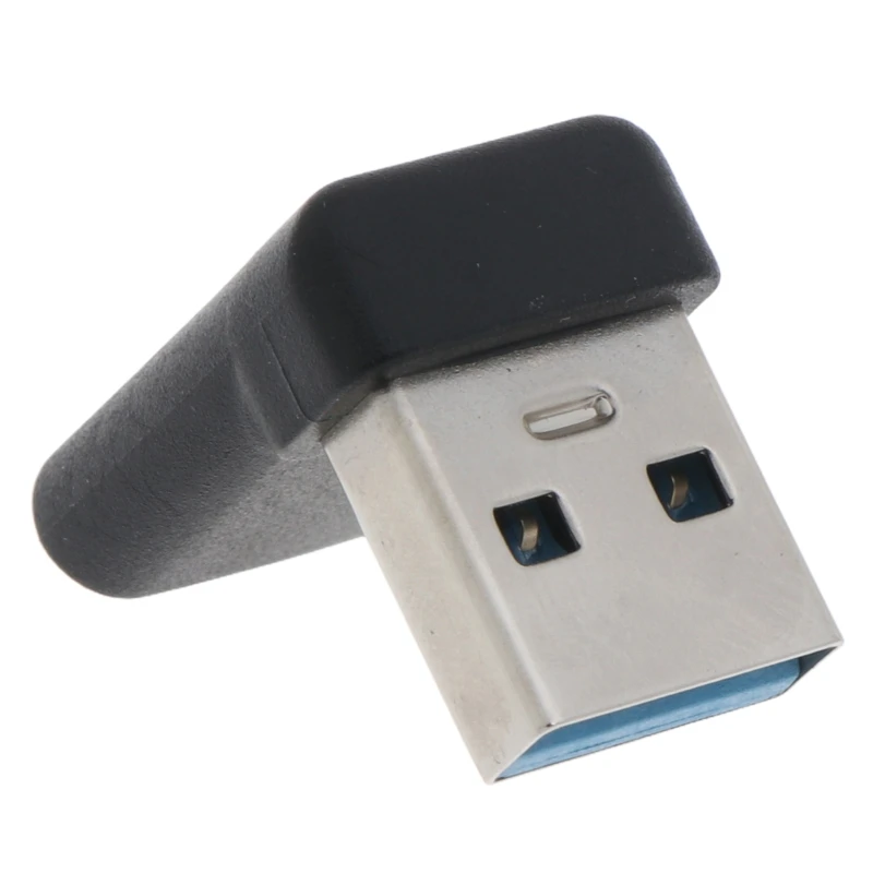 90 도 직각 USB C 암-USB 3.0 수 어댑터, 노트북 충전기 케이블 어댑터 데이터 충전 10Gbps