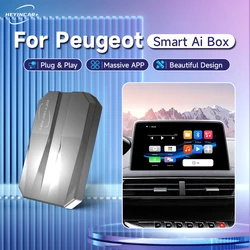 2024 HEYINCAR Smart AI Box  Android Auto Wireless CarPlay Adapter For Peugeot 208 308 408 508 2008 3008 4008 5008 Car Play Plus