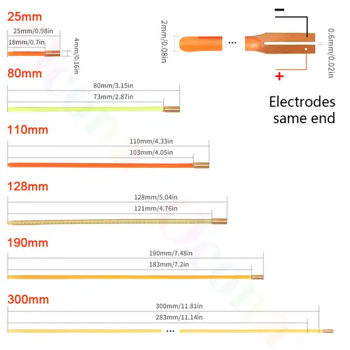 Free Cut Flexible LED Filament for LED Bulb DIY 110mm 300mm DC 3V Lamp Accessories Diode DIY Parts Pink White Red Ice-Blue 2700K - Image 3