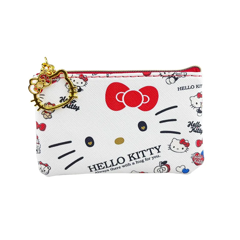 Hello Kitty Coin Pouch Kuromi Purse Sanrio Creative Small Wallet My Melody Bags Girls Purse Kawaii Wallet Kid Purses