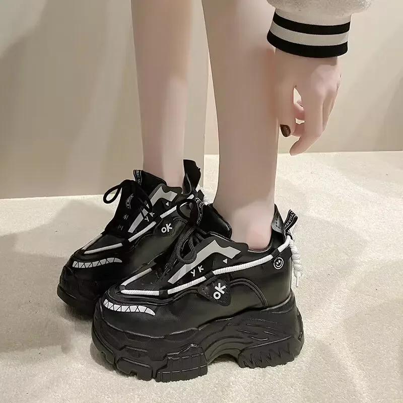 

Кроссовки женские на платформе, уличная спортивная обувь, Вулканизированная подошва, разные цвета