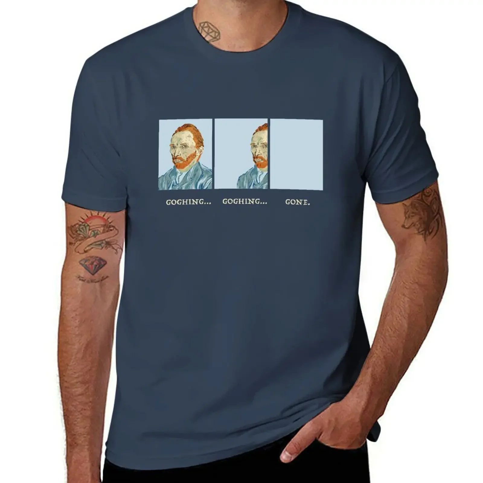 

Goghing Goghing Gone T-shirt funnys sublime anime black t-shirts for men