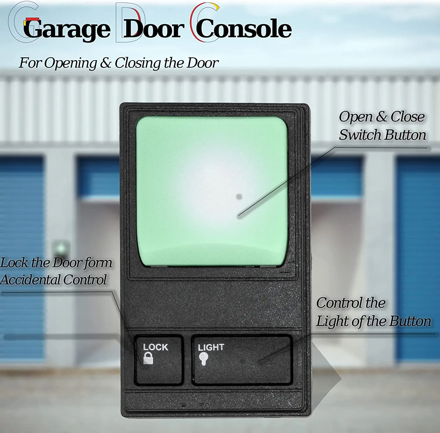 78LM 41A5273-1 Garage Door Opener Remote Control 315MHz 390MHz Multi-Function Wall Keypad Control Panel 3