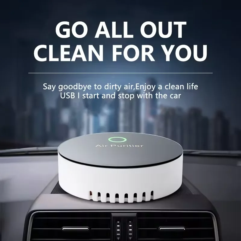 Portable Negative Ion Filtration System Quiet Air Freshener Kitchen Bedroom and Hotel Air Ionizers with Odor for Car Office Usb
