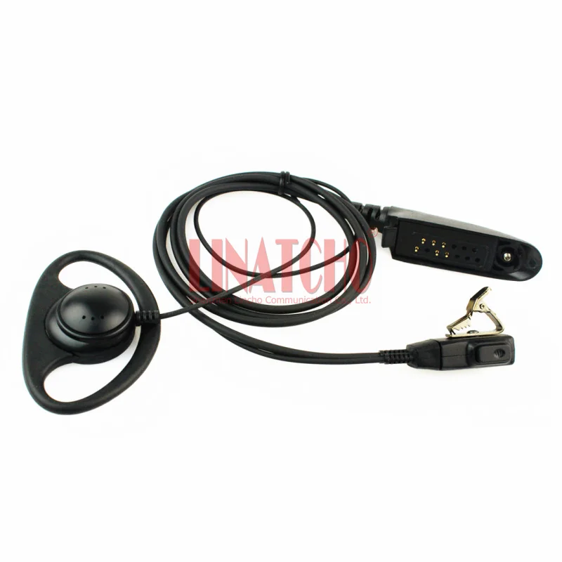 GP328 HT750 MTX900 MTX960 PRO7350 PTT Walkie Talkie D Shape Ear Hook Earphones Wired