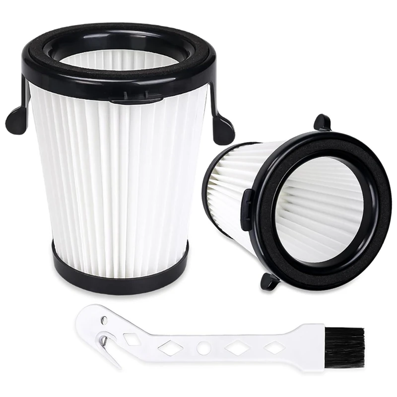 

2Pc 49-90-1950 Compact Vacuum Filters Set With 1Pc Cleaning Brush, Compatible M12 0850-20 Vacuum HEPA Filter Replacement