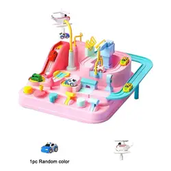 Racing Rail Adventure: Interactive Educational Toy Set (C)