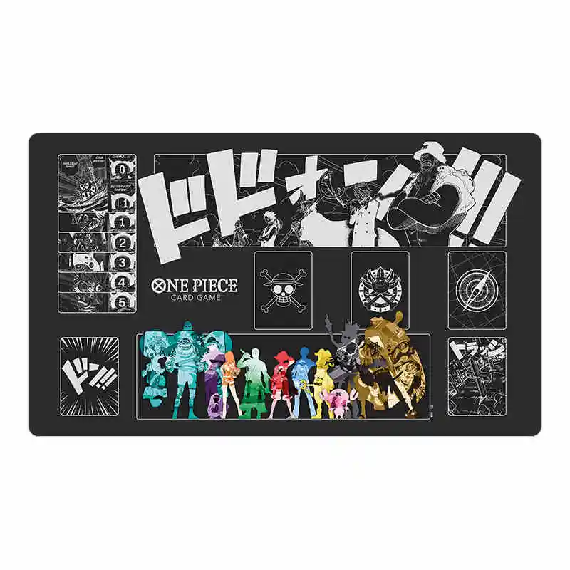 60*35*0.2Cm Diy One Piece Dedicated Game Card Mat OPCG Luffy Hancock Zoro Battle Game Anime Lock The Edge Table Mat Gift Toy