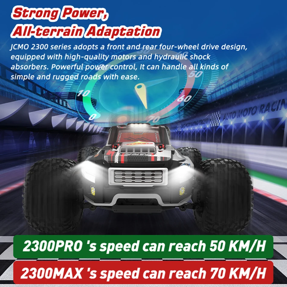 2300 Series 1:16 Scale 4WD Brushless Motor 2.4GHZ Off-Road Drift Cars Professional High Speed Racing Remote Controller Toy Car 2
