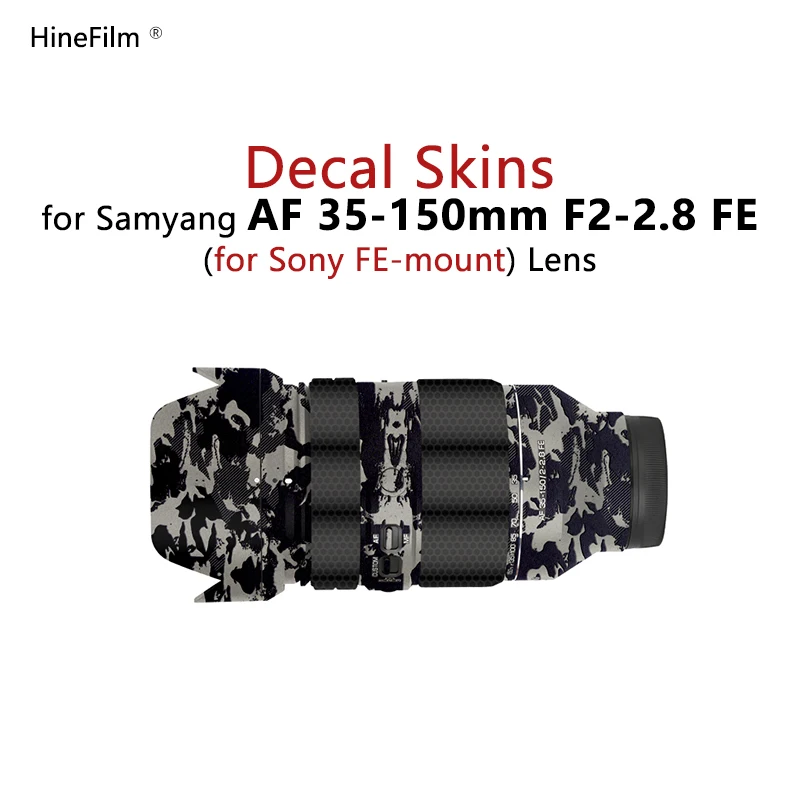 Samyang Af35-150 Lens Sticker Decalcomania Cover Skin Per Samyang Af 35-150Mm F2-2.8 Fe Lens Protector Coat Wrap Cover Sticker Film