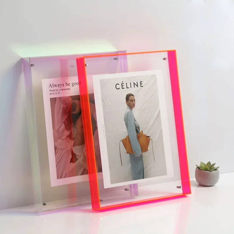 Acrylic Picture Frame Wall Hanging Table Setting Wedding Photos DIY Posters Painting Hall Bedroom Wall Decoration Poster Frame
