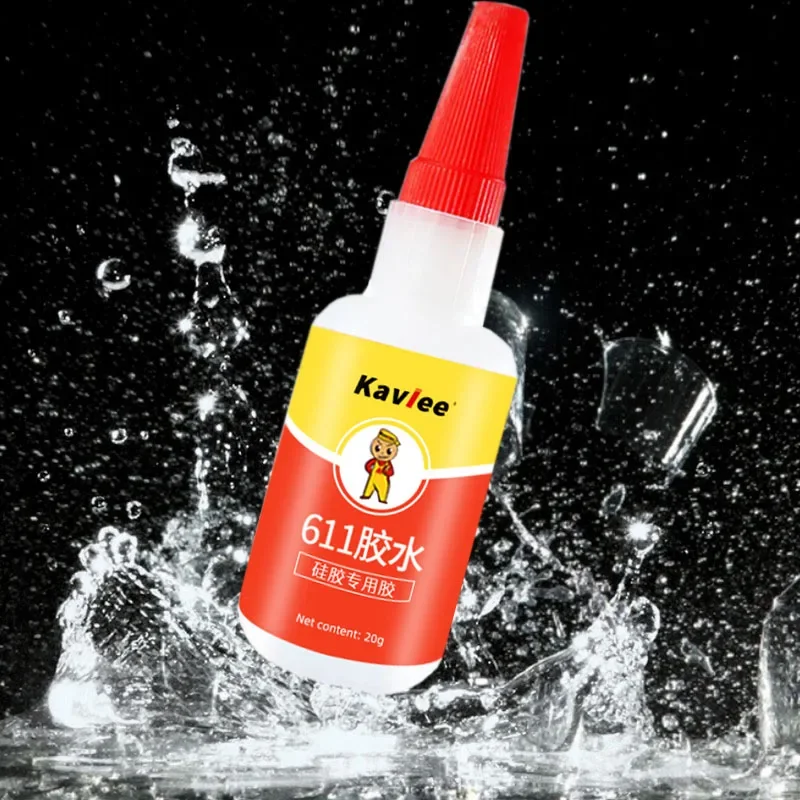 Silicone Special Glue After Solidification Can Also Be Bonded Soft TPU TPR TPE PVC High-strength Bonding Agent Uv Glue