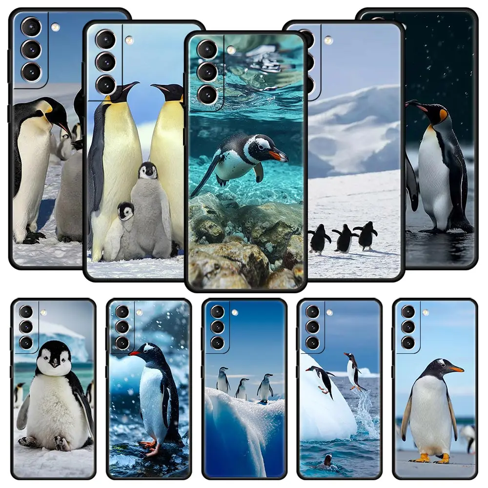 Penguin Arctic Soft Silicone Phone Case Cover