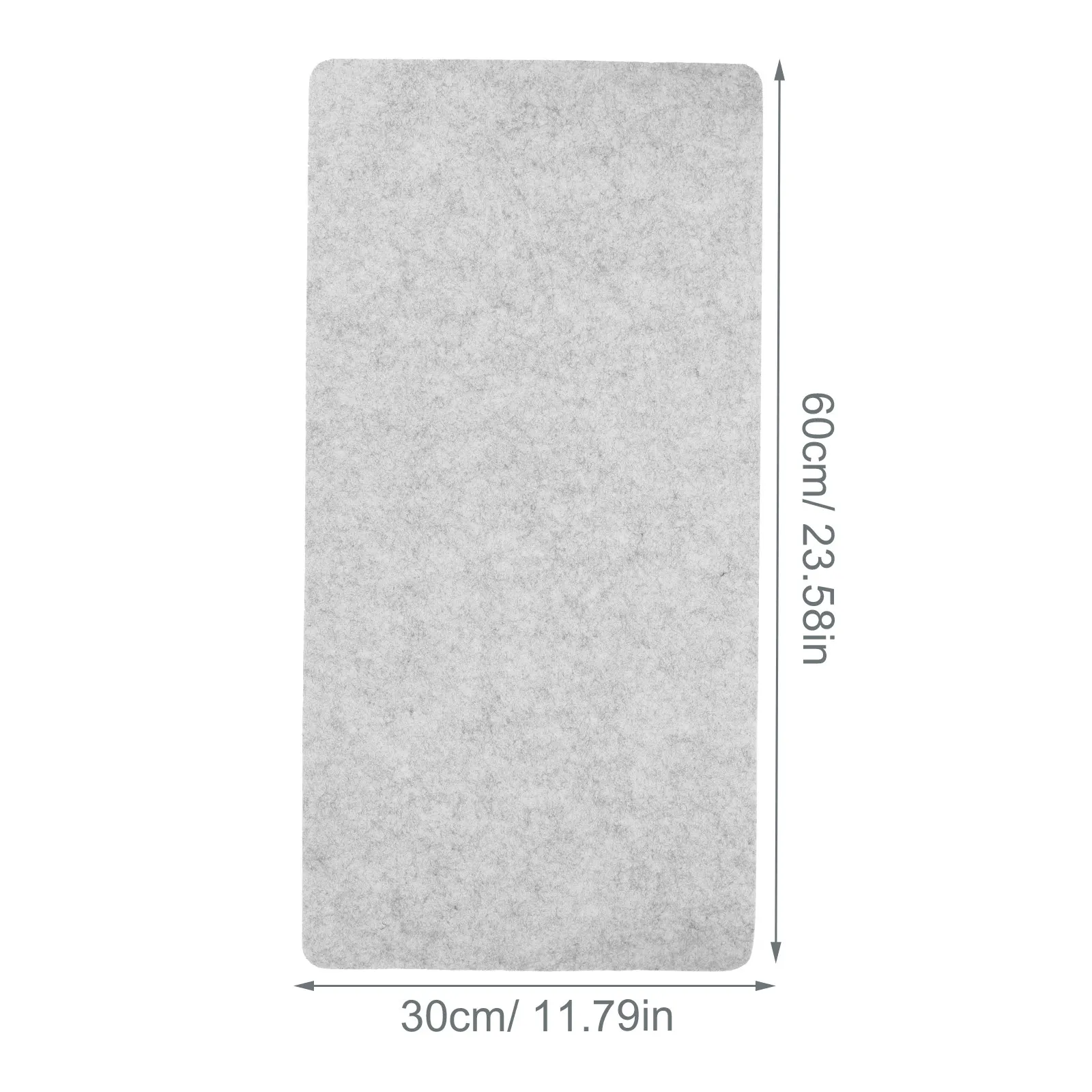 대형 펠트 논슬립 데스크 매트 미끄럼 방지 사무실 책상 패드 부드러운 보호 데스크탑 쿠션 (사무실, 식사 공간, 공부 공간용)