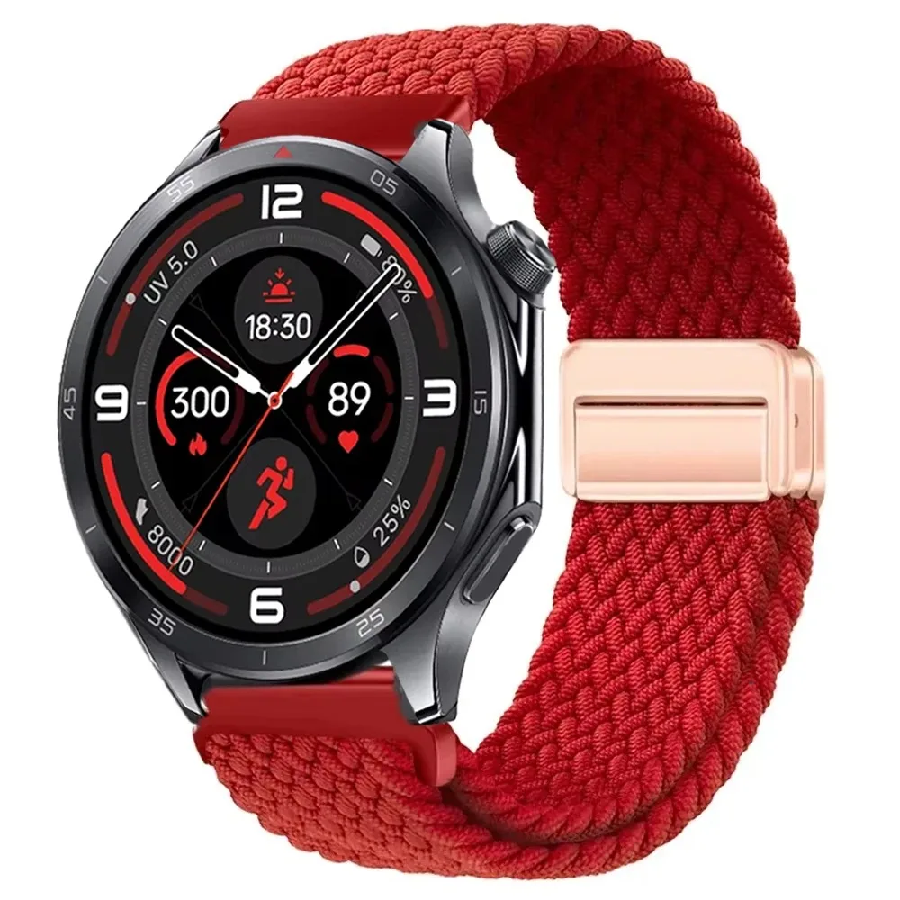Braided Sport Nylon Strap, 22mm - Durable & Stylish Watchband Bracelet