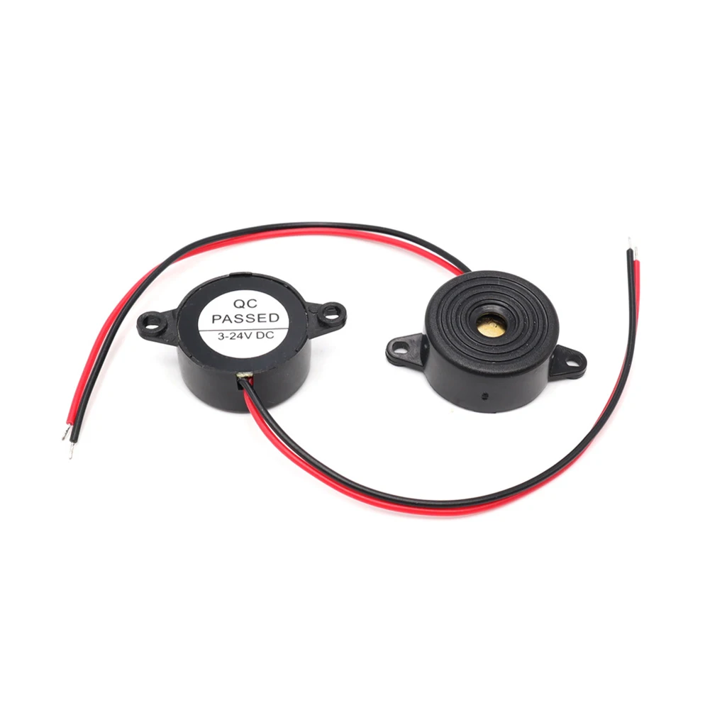 

100% High-quality New Products 85 DB ABS And Electric Components Piezo Buzzer 12V DC Black 2.2x2.2x1cm 3 - 24V