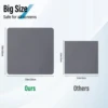 Microfiber Cleaning Cloth, 6 Pack - Premium Cloth for Glasses, Lens, Screens & More 20CM*20CM BY Dhoptical 6