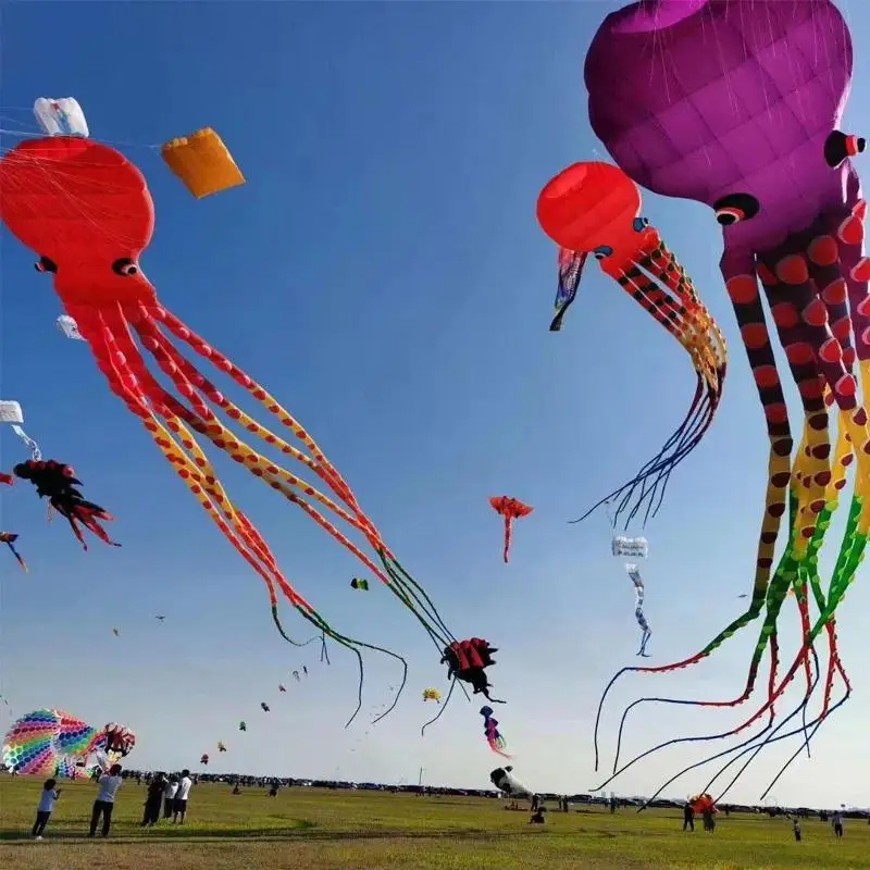 Octopus Kites Flying Toys for Children and Adults