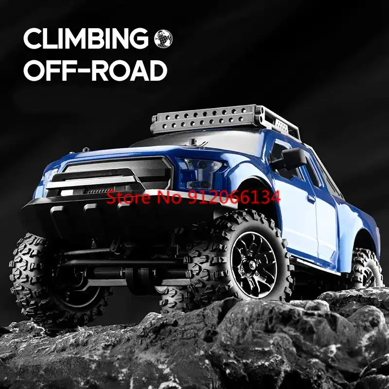1:16 Full Scale All Terrain Off-Road Climbing RC Truck 4WD Shock Absorber Whole Car Light Group High Speed Remote Control Car 2