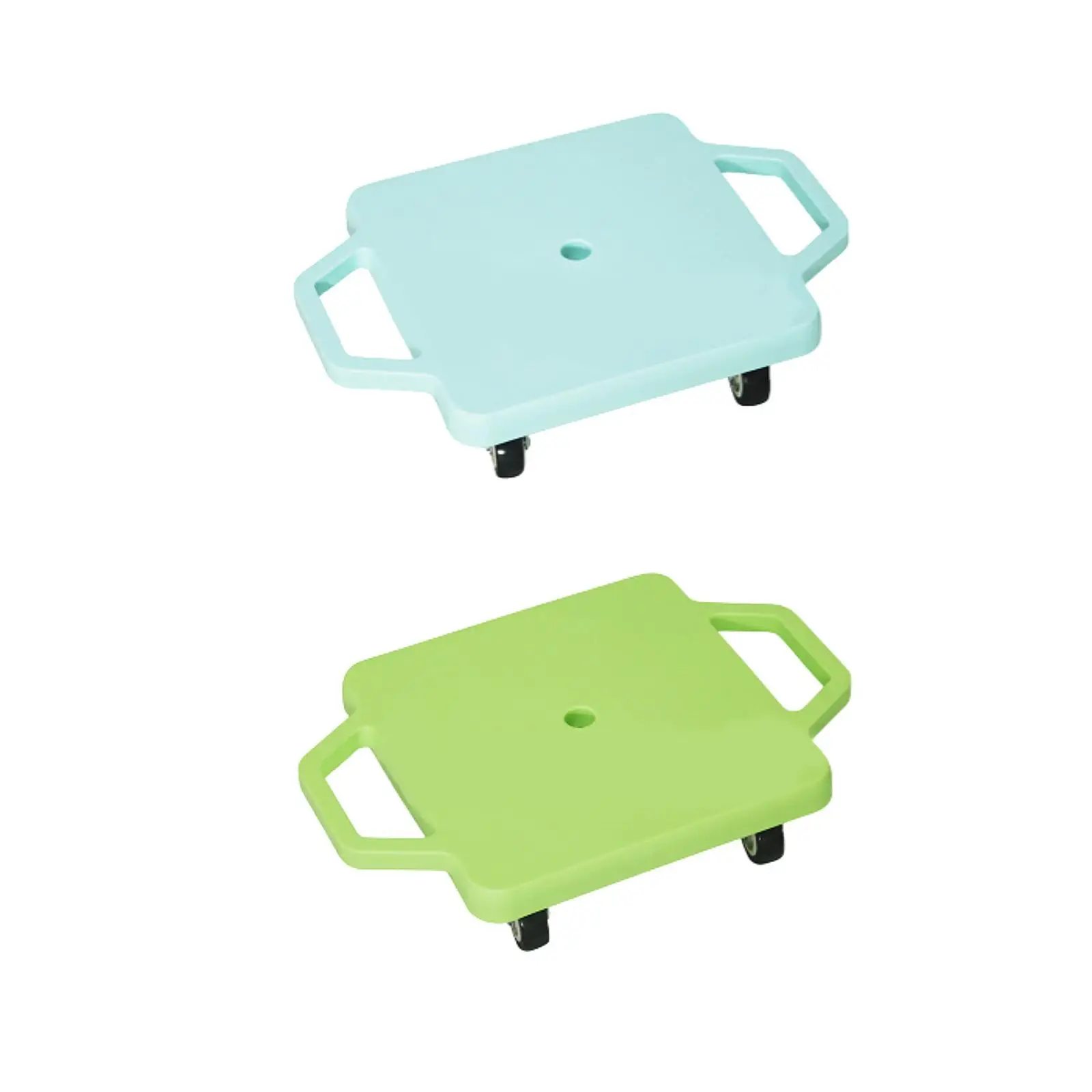 Indoor Scooter Board with Handles Square Four Wheel Scooter Sit Down
