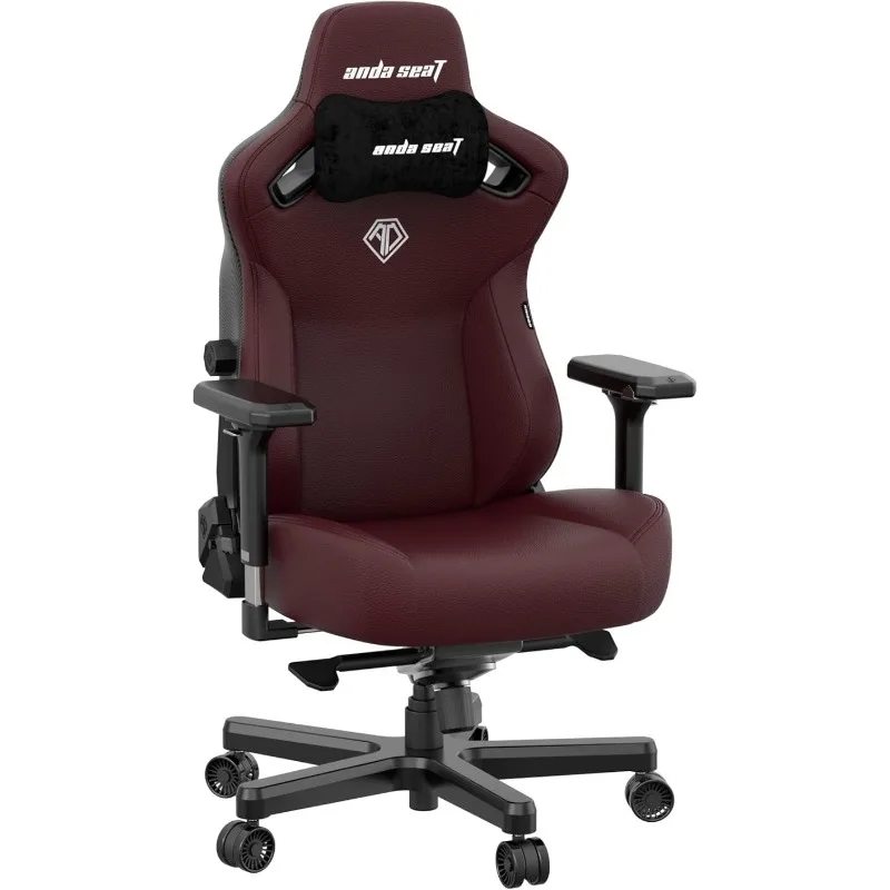 

Seat Kaiser 3 XL Gaming Chair for Adults - Ergonomic Maroon Leather Gaming Chairs with Lumbar Support Computer Chair