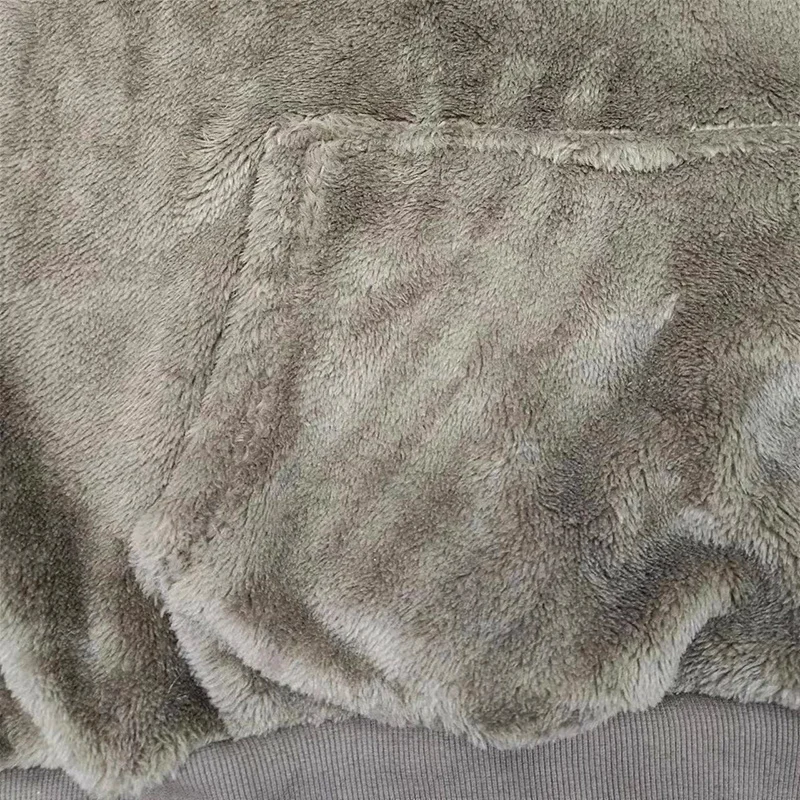 2023 New Autumn and  Winter Boys' Fashion Style High end Youth Hooded Sweater Men's Lamb Wool Pullover Coral Fleece Hoodie