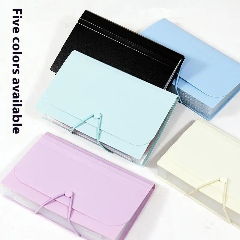 A6 오르간 백 직사각형 네일 아트 스탬핑 플레이트 홀더 7슬롯 빈 템플릿 보관 오거나이저 북릿 네일 플레이트 케이스