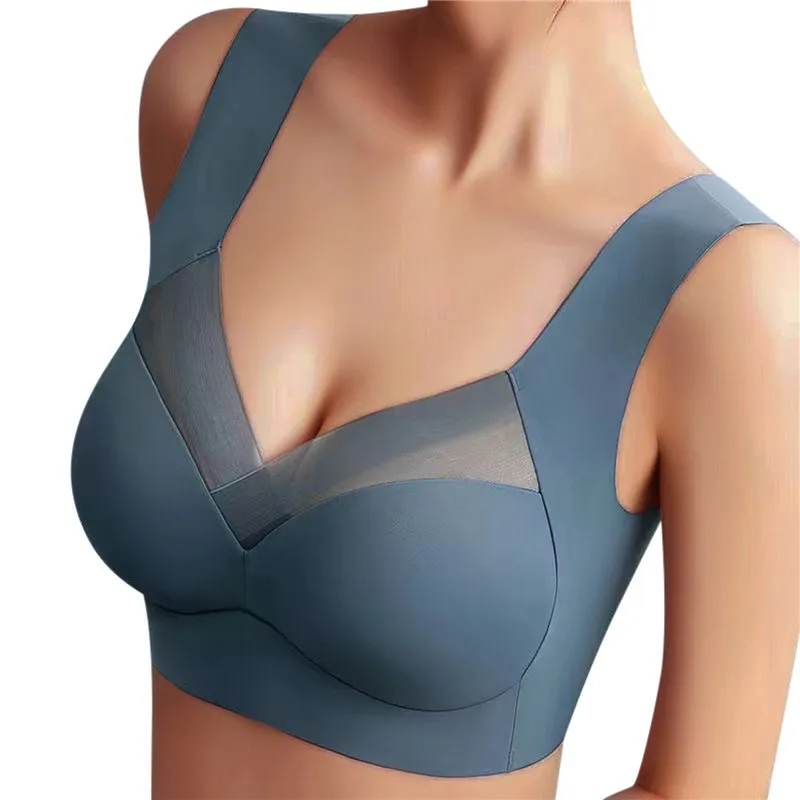 Underwear Seamless Bra Women Is Sexy Large Size Tops Support Small