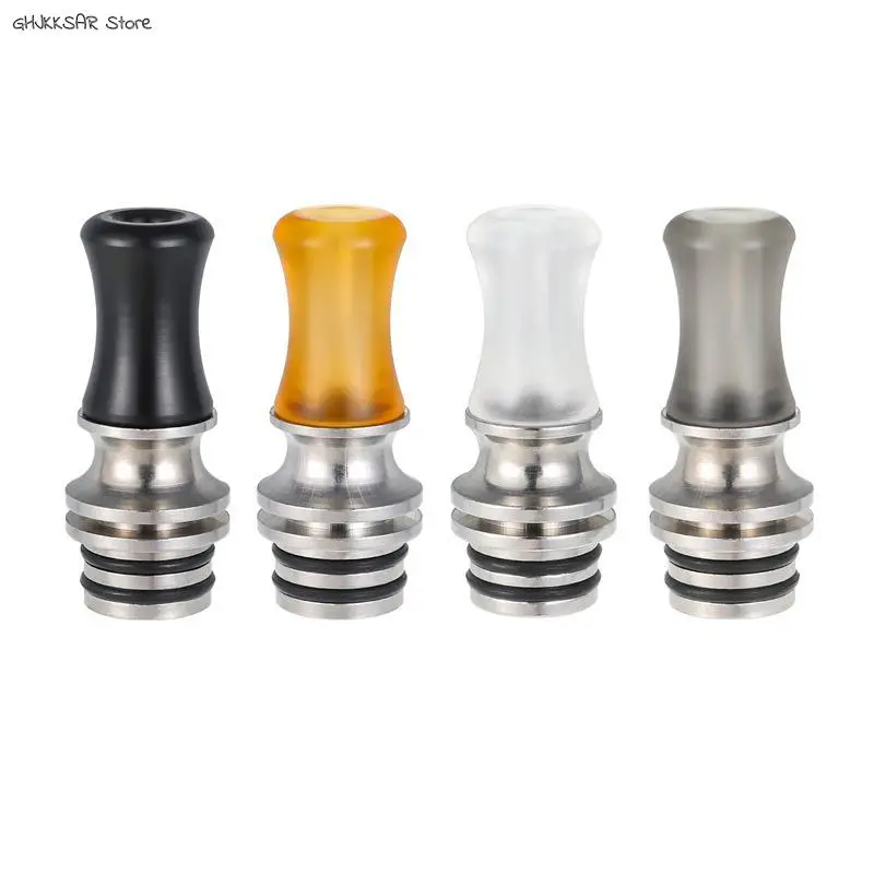 1pc 510 Pipette Dripper Straw Joint Heat Resistance Stainless Steel Base 5Colors 510 PEI Pipette Dripper Straw Joint