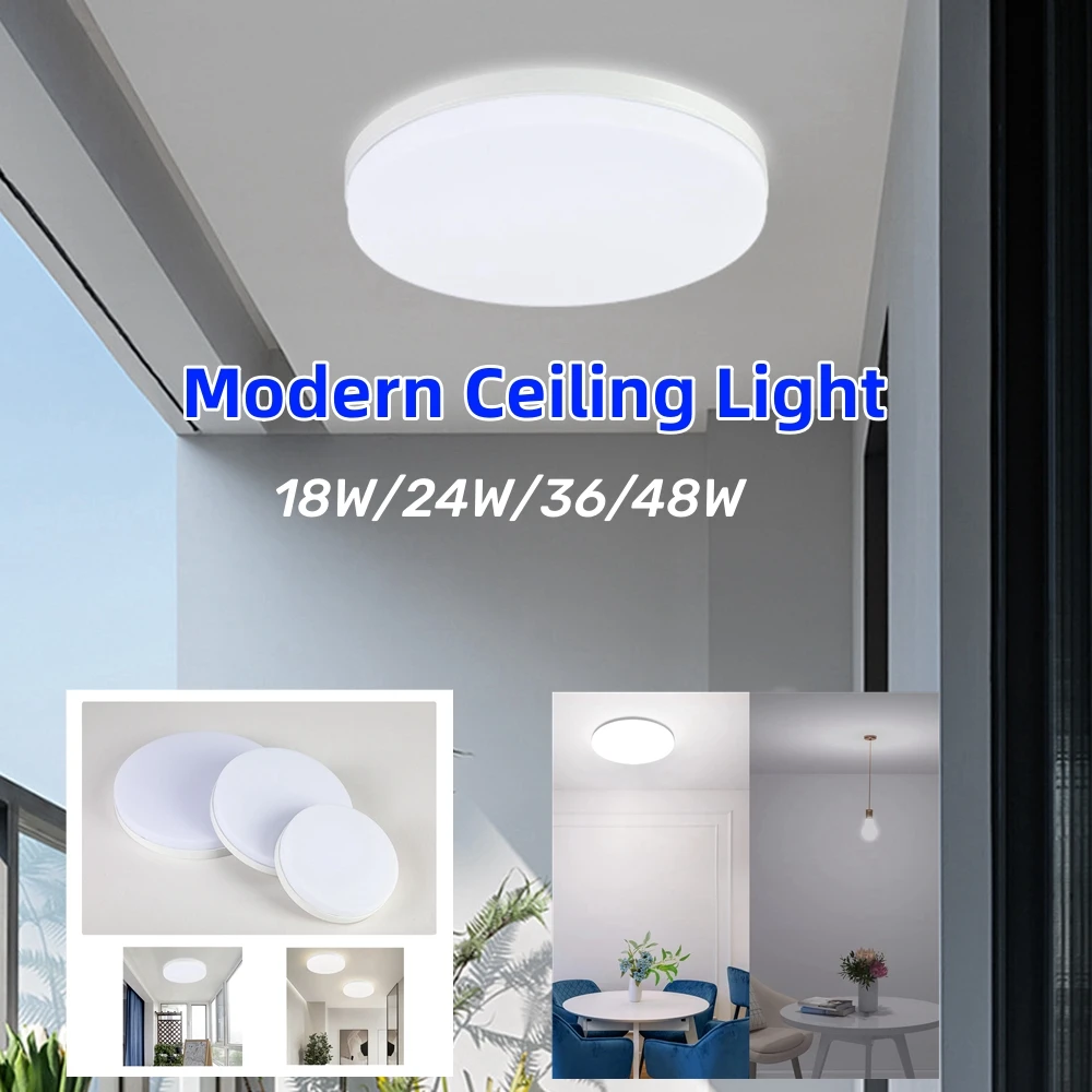 Ультратонкая круглая потолочная лампа, осветительные приборы, современное освещение 220 В, внутреннее освещение, Декоративная Потолочная люстра для кухни, спальни, лампы