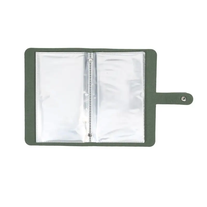 Sparen Geld Buch Banknote Album Geld Halter Einfarbig Album Bargeld Sammeln Buch Geld Sparen Organizer Fotokarten Halter – Detail 13