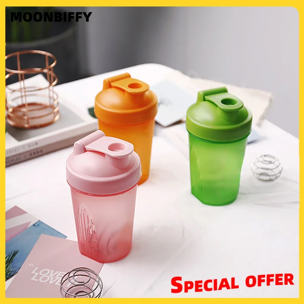 

Sport Shaker Bottle 400ML Whey Protein Powder Mixing Fitness Gym Shaker Outdoor Portable Plastic Drink Bottle Cocina cleaver