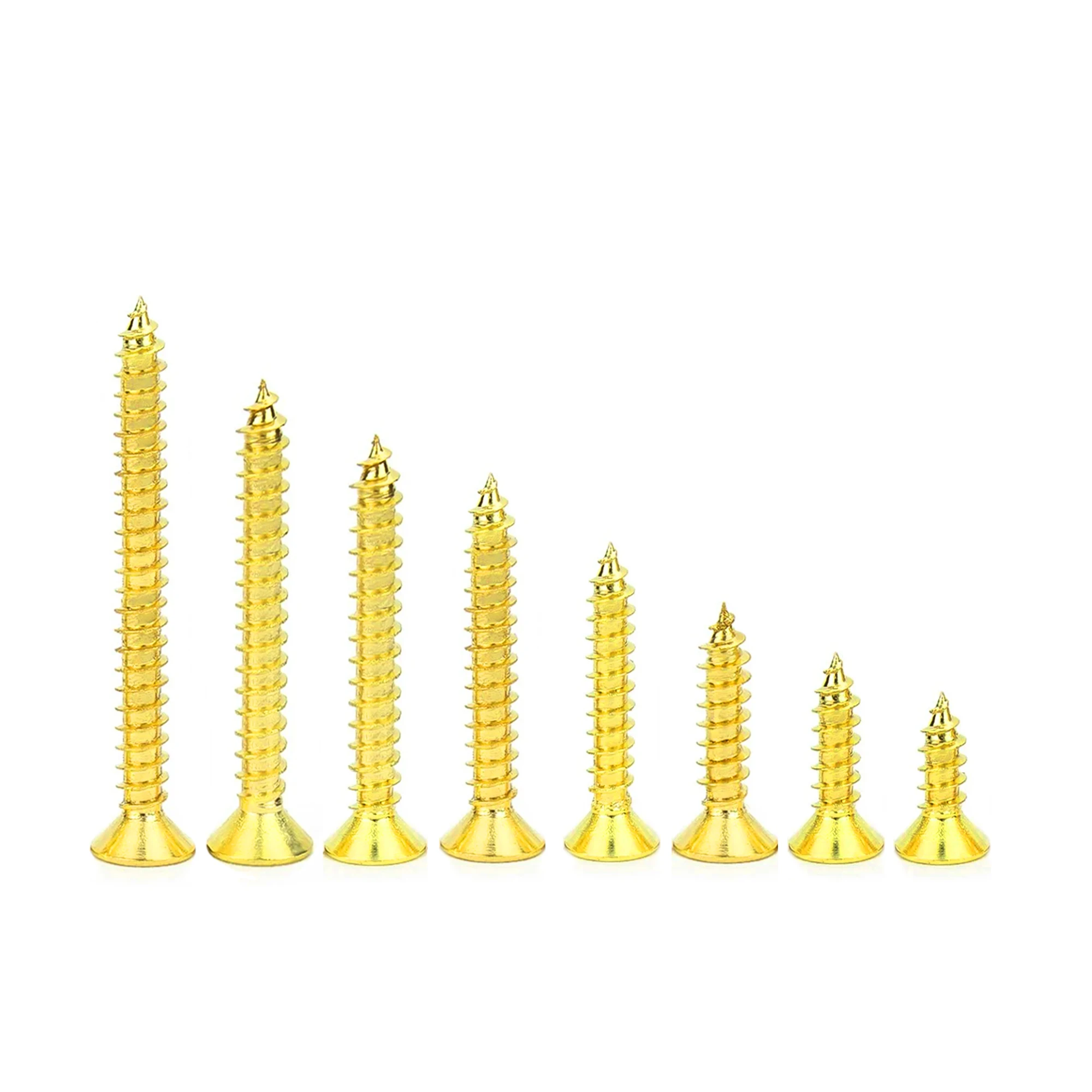 480/1280pcs Brass Plated Phillips Tips Screw Assortment Kit Fasten Links with Removable Daily Safety to Prevent Loosening - Image 6