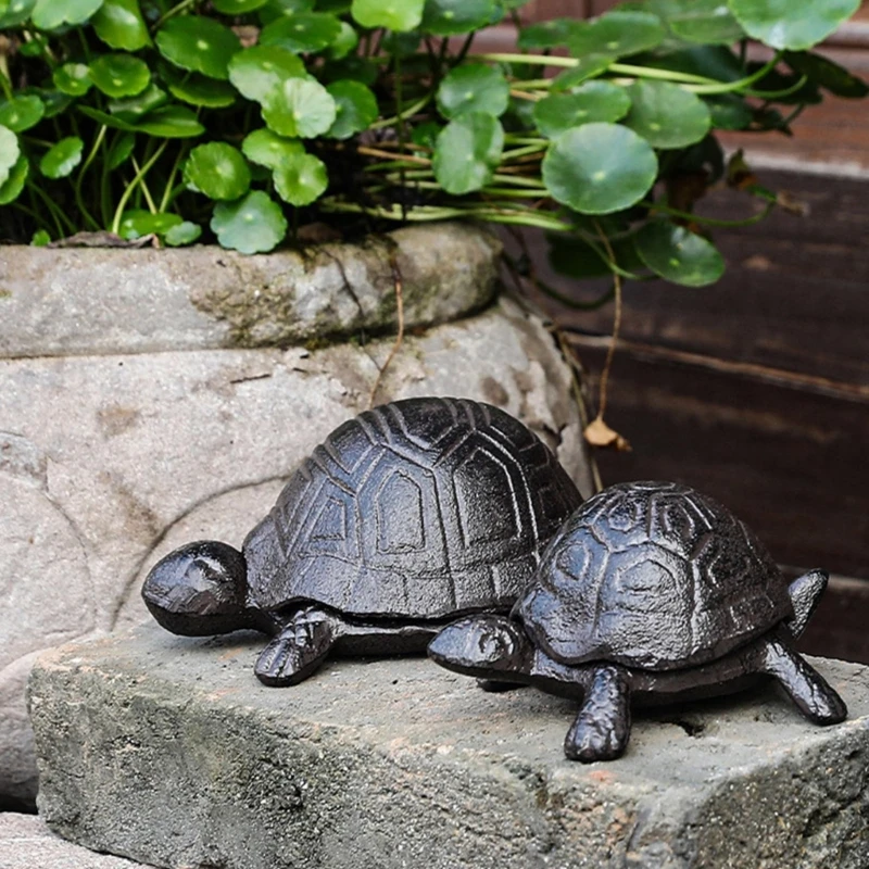 Animal Shaped Key Holder with Secret Compartment Decorative Jewelry Concealer Outdoor Decoration for Garden or Patios B03E