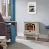 Infrared Quartz Electric Fireplace Stove Heater Cream Infrared Quartz Heat Helps Maintain The Natural Humidity in The Air 2